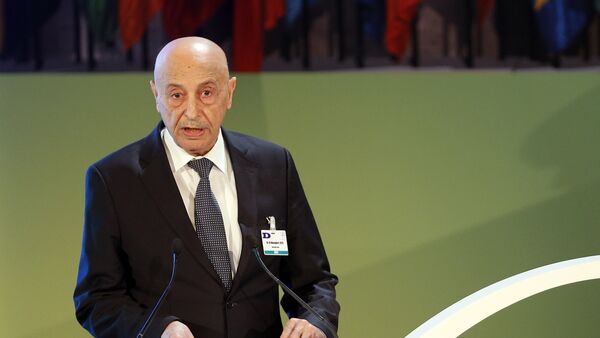 Aguila Saleh, the president of Libya's eastern-based parliament (File) - Sputnik International