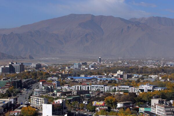 A panorama of Lhasa, the capital of Tibet. (File) A panorama of Lhasa, the capital of Tibet. (File) - Sputnik International