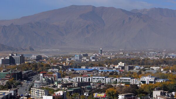 A panorama of Lhasa, the capital of Tibet. (File) - Sputnik International