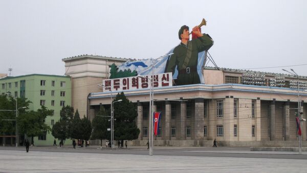 The Central Square named after Korea's founder, Kim Il Seng, in Pyongyang. (File) - Sputnik International