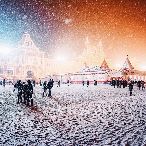 Moscow Captured as a Winter Wonderland - Sputnik International