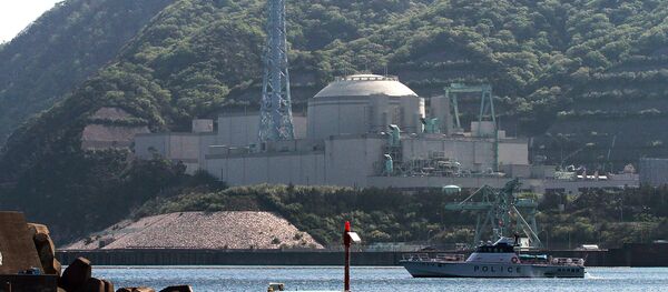 This file picture taken on May 6, 2010 shows a police boat on patrol near the Monju fast-breeder nuclear reactor plant in Tsuruga, Fukui prefecture This file picture taken on May 6, 2010 shows a police boat on patrol near the Monju fast-breeder nuclear reactor plant in Tsuruga, Fukui prefecture - Sputnik International