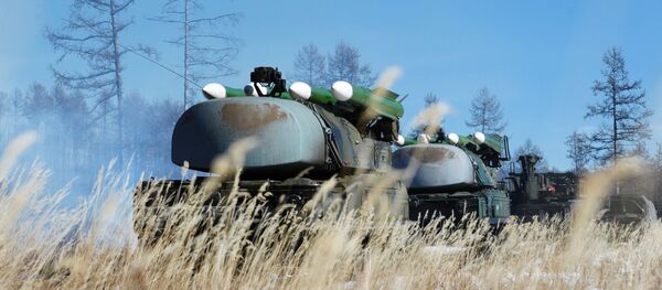 Buk-M1 air defense complexes during training of Air Defense Forces Buk-M1 air defense complexes during training of Air Defense Forces - Sputnik International