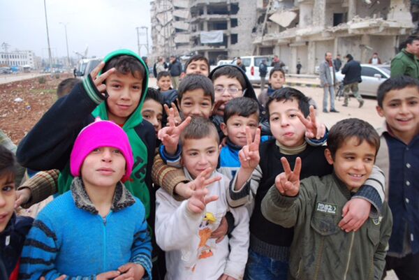 Children in Aleppo Children in Aleppo - Sputnik International