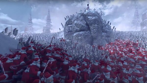 11,000 Penguins VS Santa Claus Army - Epic Battle Simulator(15,000 Characters) - Sputnik International