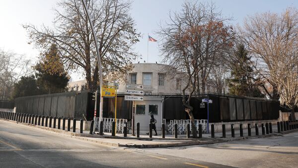General view of the U.S. Embassy in Ankara, Turkey, December 20, 2016 - Sputnik International