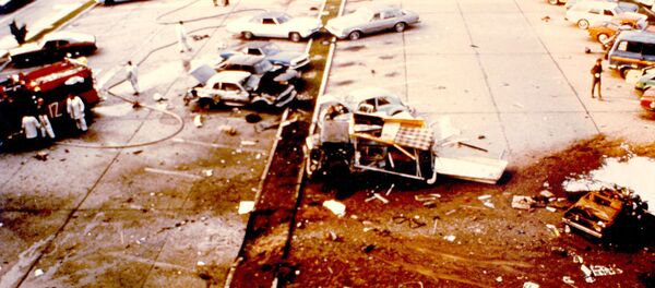 Aftermath of the 1981 Red Army Faction bombing of U.S. Air Forces Europe headquarters at Ramstein Air Base, Germany - Sputnik International