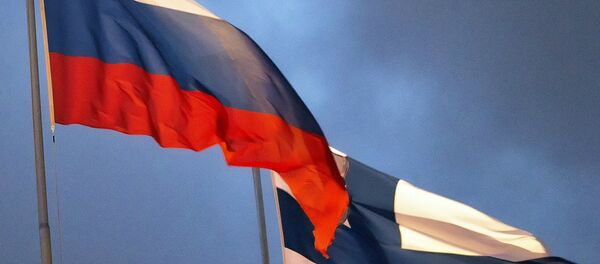 Russian and Finnish flags - Sputnik International