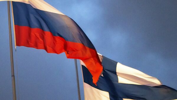 Russian and Finnish flags - Sputnik International