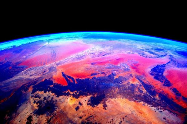 A photo of the Earth shot by Scott Kelly - Sputnik International
