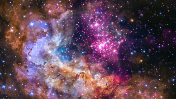 A cluster of young stars – about one to two million years old – located about 20,000 light years from Earth. - Sputnik International