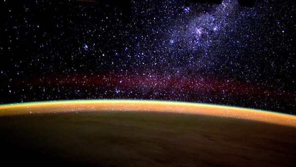 Снимок Млечного пути, сделанный американским астронавтом Тимом Пиком  - Sputnik International