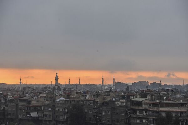 Sunrise on Damascus Siria - Sputnik International