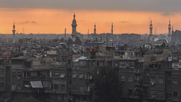 Sunrise on Damascus Siria - Sputnik International