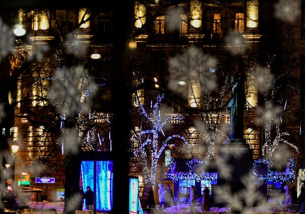 New Year illumination on Tverskoi Boulevard, Moscow - Sputnik International
