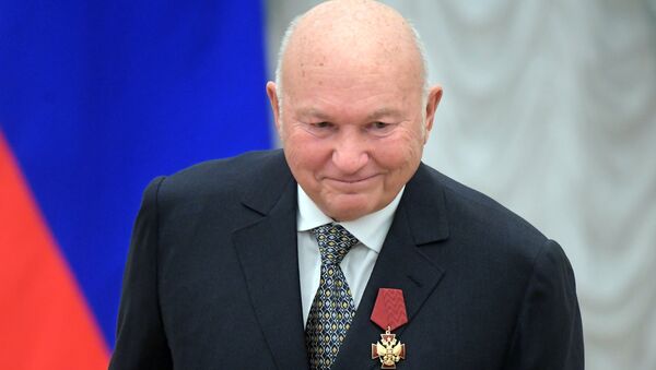 Ex-mayor of Moscow Yuri Luzhkov at the ceremony of giving state decorations in Kremlin by the Russian President Vladimir Putin. (File) - Sputnik International