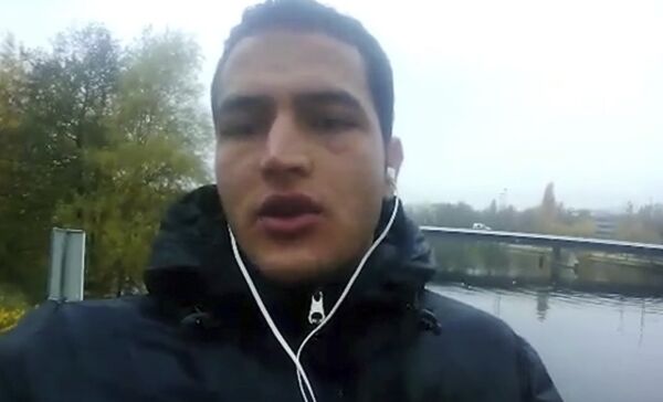 Anis Amri, a Tunisian suspect in the Berlin truck attack  - Sputnik International