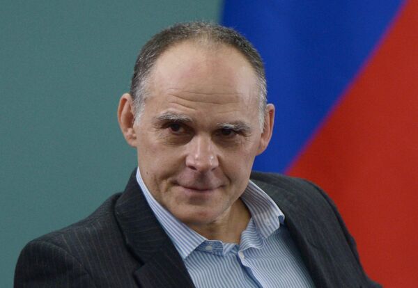 Russian national team's coach Ezio Gamba during Russian President Vladimir Putin's meeting with members of the Russian national judo team Russian national team's coach Ezio Gamba during Russian President Vladimir Putin's meeting with members of the Russian national judo team - Sputnik International