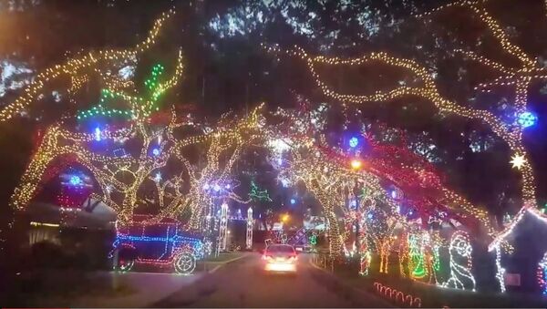 Beautiful Christmas Display near Jupiter, FL - Sputnik International