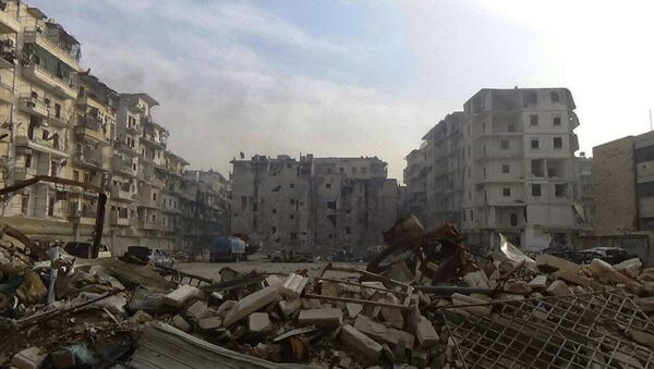 Destruction in Al Soukari, the last liberated district in Eastern Aleppo - Sputnik International