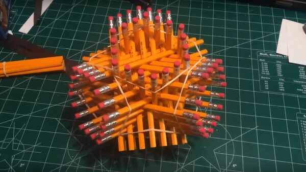 72 Pencils Hexastix Math Puzzle - Sputnik International