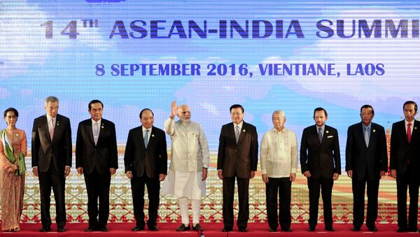 14th ASEAN-India Summit in Vientiane on September 8, 2016 - Sputnik International