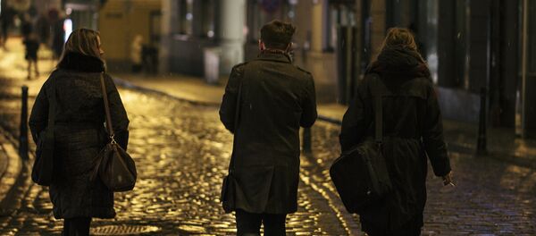 Autumn rain in Riga Autumn rain in Riga - Sputnik International