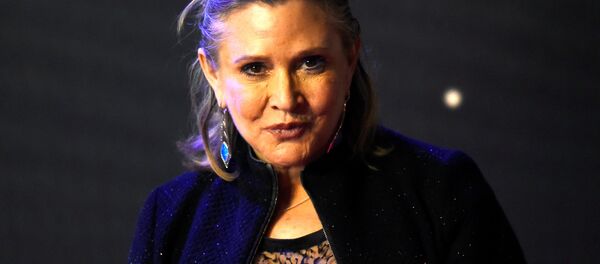 FILE PHOTO: Carrie Fisher poses for cameras as she arrives at the European Premiere of Star Wars, The Force Awakens in Leicester Square, London, December 16, 2015 FILE PHOTO: Carrie Fisher poses for cameras as she arrives at the European Premiere of Star Wars, The Force Awakens in Leicester Square, London, December 16, 2015 - Sputnik International