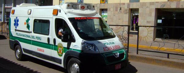 Peru police ambulance - Sputnik International