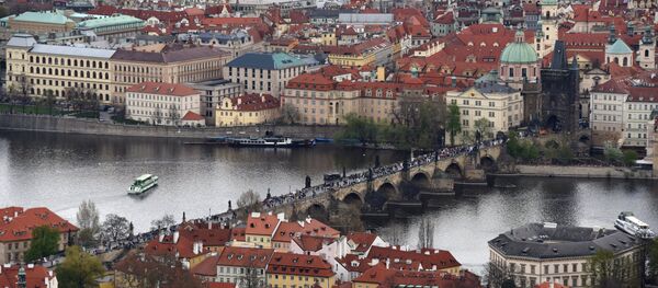Karluv Most (Charles Bridge) across the Vltava River in Old Prague Karluv Most (Charles Bridge) across the Vltava River in Old Prague - Sputnik International