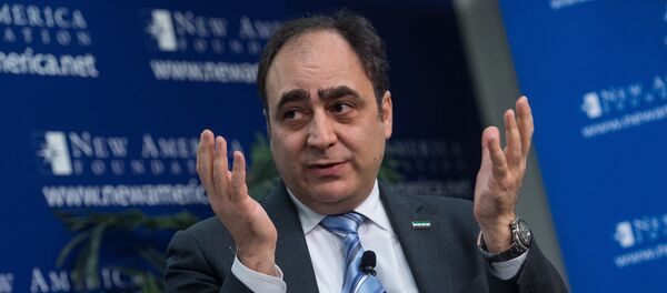 Monzer Akbik, chief of staff in the office of the president of the Syrian Coalition, takes part in a discussion entitled Meet the Syria Opposition at the New American Foundation in Washington,DC on May 12, 2014 Monzer Akbik, chief of staff in the office of the president of the Syrian Coalition, takes part in a discussion entitled Meet the Syria Opposition at the New American Foundation in Washington,DC on May 12, 2014 - Sputnik International