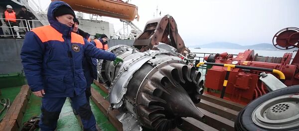Retrieved wreckage of the Tu-154 aircraft which crashed into the Black Sea near Sochi Retrieved wreckage of the Tu-154 aircraft which crashed into the Black Sea near Sochi - Sputnik International
