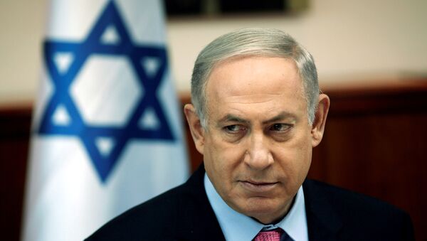 Israeli Prime Minister Benjamin Netanyahu attends the weekly cabinet meeting in Jerusalem - Sputnik International