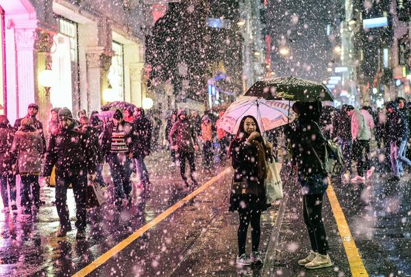 Snowfall in Istanbul - Sputnik International