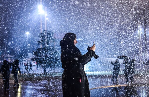 Snowfall in Istanbul - Sputnik International