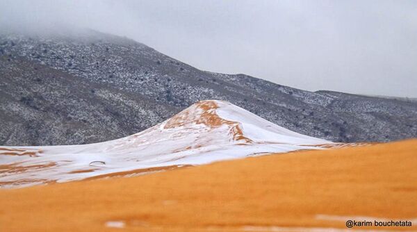 Snow in Sahara - Sputnik International