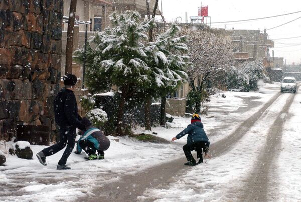 Snowfall in Syria - Sputnik International