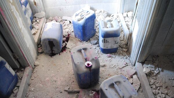 Terrorist Chemical Weapons Factory in Aleppo - Sputnik International