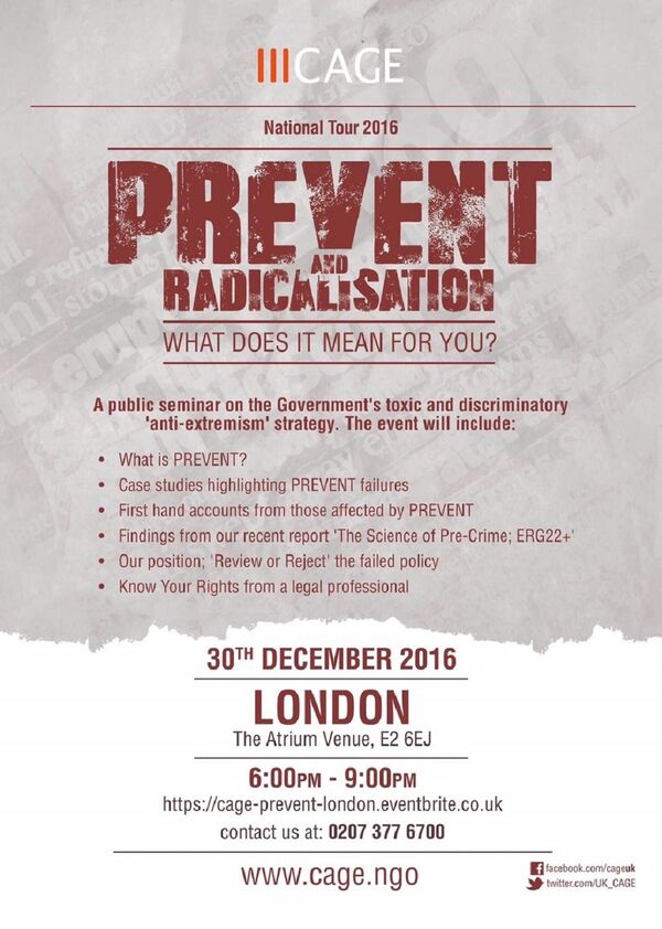 Event Flyer Event Flyer - Sputnik International