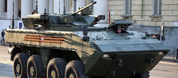 Wheeled IFV BMP-K K-17 VPK-7829 on unified wheeled combat platform Bumerang - Sputnik International