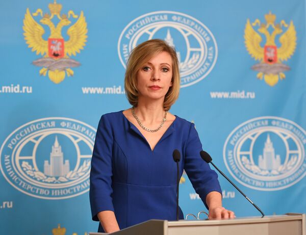 Russian Foreign Ministry Spokesperson Maria Zakharova at a briefing - Sputnik International
