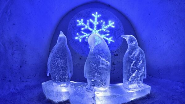 Ice sculptures at the Snow Village - Sputnik International