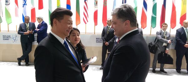 Petro Poroshenko met with Chinese President Xi Jinping - Sputnik International