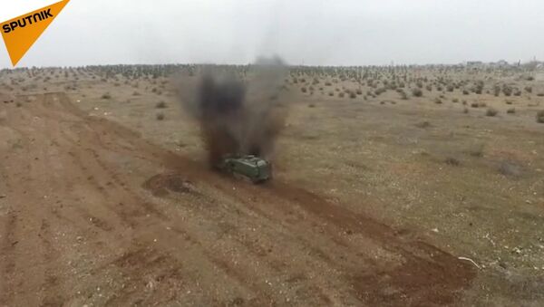 Russian Soldiers Destroy Mines In Syria - Sputnik International