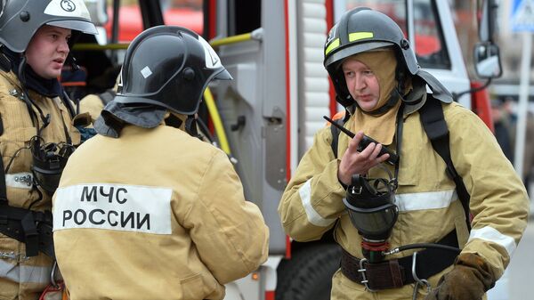 Firefighting exercise in Kazan - Sputnik International