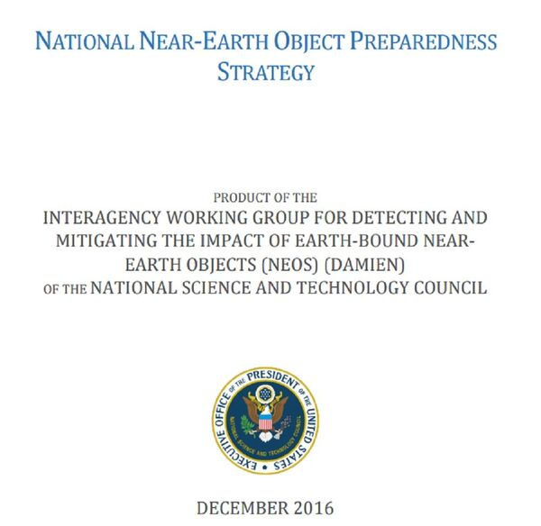 The White House's National Near-Earth Object Preparedness Strategy Report The White House's National Near-Earth Object Preparedness Strategy Report - Sputnik International