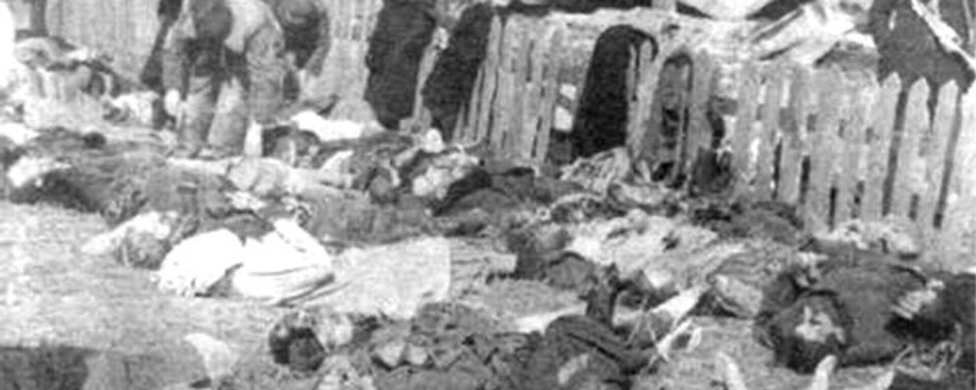 Polish civilian victims of March 26, 1943 massacre committed by Ukrainian Insurgent Army (UPA) in the village of Lipniki - Sputnik International, 1920, 02.01.2023