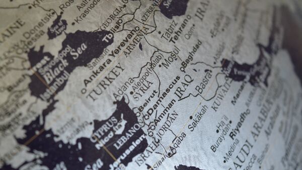 Map of the Middle East - Sputnik International