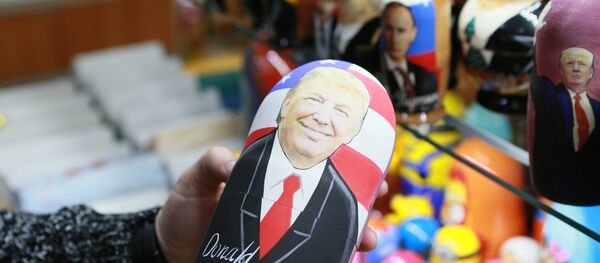 A Russian matryoshka doll with an image of US presidential candidate Donald Trump at a gift shop A Russian matryoshka doll with an image of US presidential candidate Donald Trump at a gift shop - Sputnik International