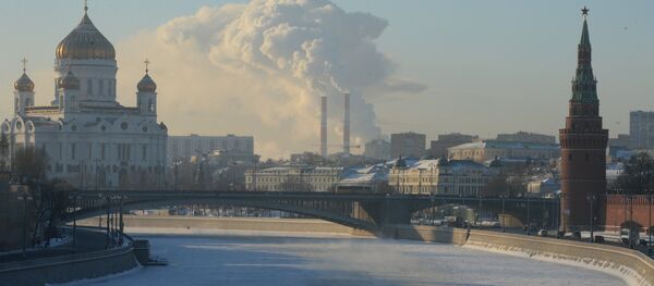 Freezing temperatures in Moscow Freezing temperatures in Moscow - Sputnik International